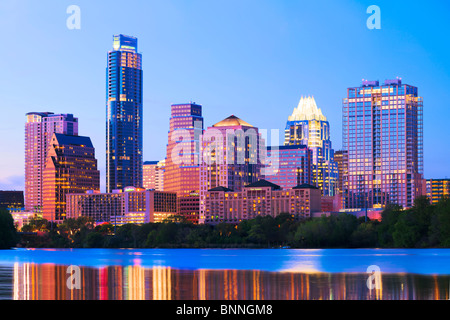 2010 Austin skyline, Texas Stock Photo