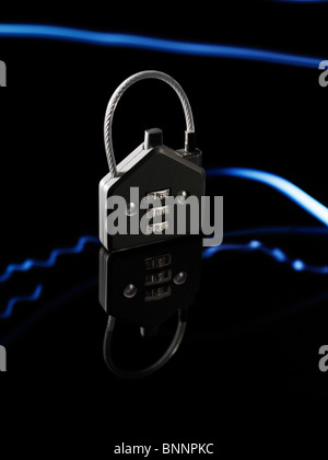 Combination Lock Wire Stock Photo - Alamy