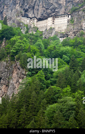 Greek Orthodox Sumela Monastery near Trabzon Turkey Stock Photo