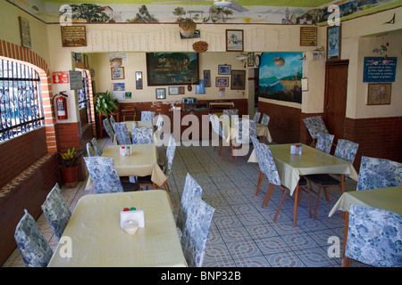 Interior of a restaurant opened since 1965 in Puerto Vallarta, state of Jalisco, Mexico. Stock Photo