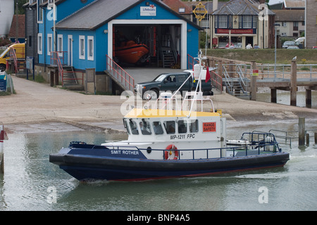 firing range army safety sea patrol boat Stock Photo