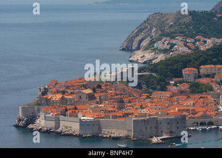 The Fortress of Lovijenac and city walls - Dubrovnik, Croatia Stock Photo