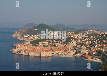 The Fortress of Lovijenac and city walls - Dubrovnik, Croatia Stock Photo