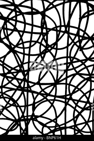 Black abstract scribble background Stock Vector Art & Illustration