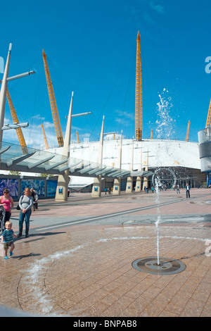 The O2 arena in Greenwich, London, formerly known as the Millenium Dome Stock Photo