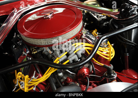 engine in car Stock Photo