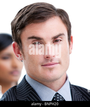 Portrait of a serious businessman Stock Photo