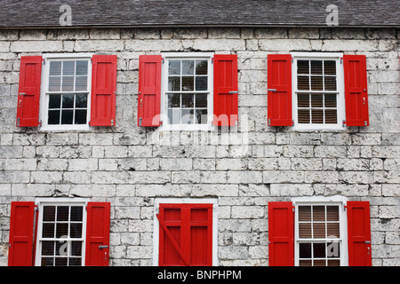 Magna Carta Court building, Parliament Street, Nassau, Bahamas Stock Photo