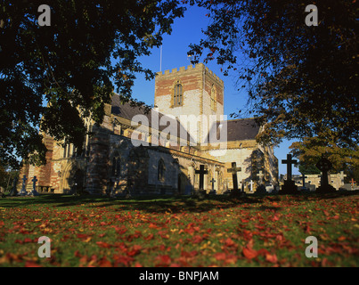 St Asaph Cathedral in autumn St Asaph Denbighshire North Wales UK Stock Photo