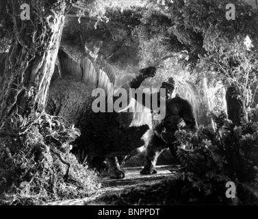 GORILLA, DINOSAUR, KING KONG, 1933 Stock Photo