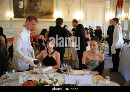 The Montblanc White Nights Festival at the Peterhof Palace, Saint Petersburg, Russia Stock Photo