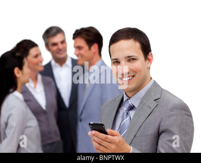 Portrait of a diverse business team working together Stock Photo