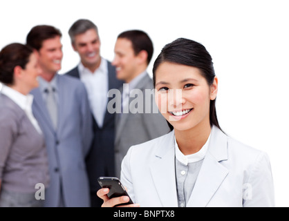Portrait of a diverse business team working together Stock Photo