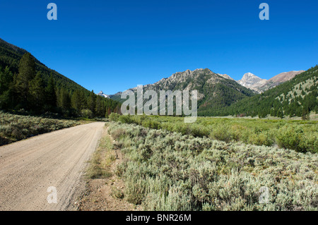 Wildhorse Creek area of the Copper Basin near Sun Valley, Idaho Stock Photo