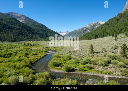 Wildhorse Creek area of the Copper Basin near Sun Valley, Idaho Stock Photo