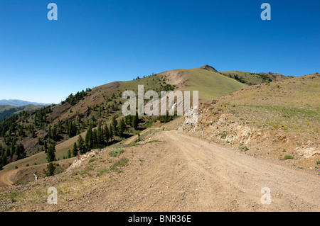 Antelope Pass area of the Copper Basin, near Sun Valley, Idaho Stock Photo