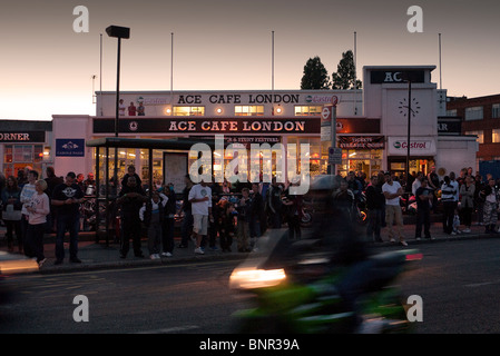 Streetfighter night Ace Cafe London Stock Photo