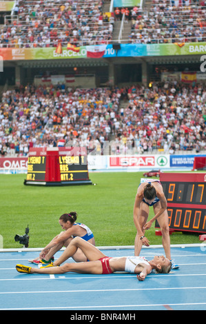 July 30th at the 2010 Barcelona European Athletics Championships Stock Photo