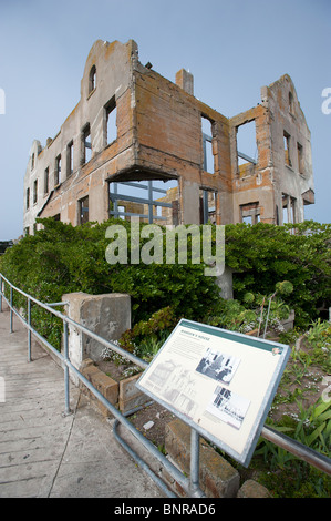 The Warden's House Alcatraz San Francisco California USA Stock Photo