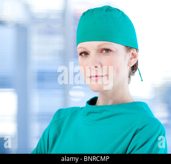 Confident female surgeon Stock Photo - Alamy