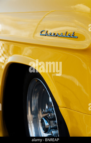 1955 Chevrolet, Bel Air. Chevy. Classic American car, abstract Stock Photo