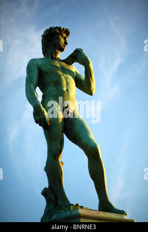 Michaelangelo's David in Bronze, Florence, Italy