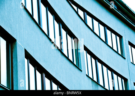windows rows of a corporate building Stock Photo
