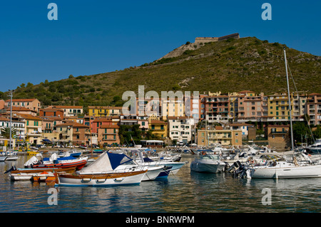 Europe, Italy, Tuscany, ortobello, porto ercole; capraia Stock Photo