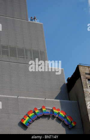 The New Museum of Contemporary Art New York , 235 Bowery, New York, NY 10002 Stock Photo