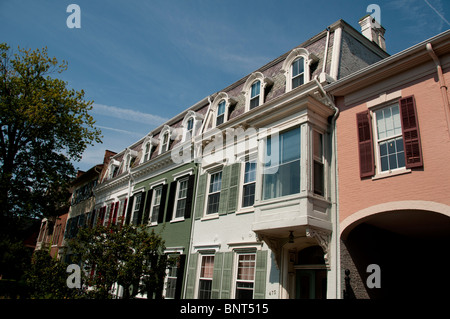 Geneva NY USA College District. Stock Photo