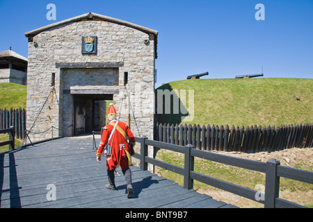 Old Fort Niagara is a National Historic Landmark and New York State Historic Site in Youngstown New York Stock Photo