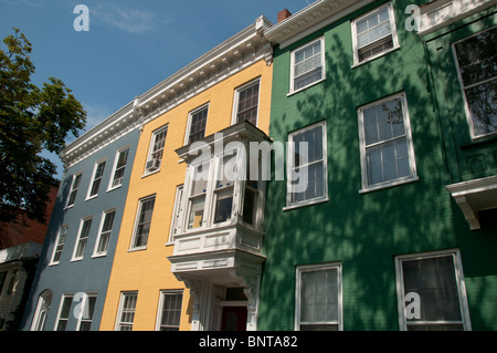 Geneva NY USA College District. Stock Photo