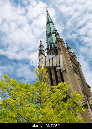 The Cathedral Church of St. James. Gothic Revival architecture, Anglican church in Toronto, Ontario, Canada. Stock Photo