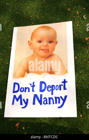 The 'We Are All Arizona' march in NYC on July 29th, Brooklyn-Manhattan, Protesting the SB 1070 Arizona Law. Stock Photo