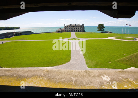 Old Fort Niagara is a National Historic Landmark and New York State Historic Site in Youngstown New York Stock Photo