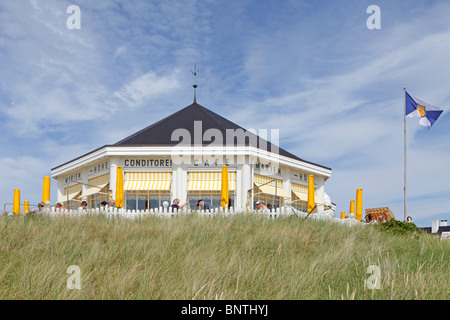 Café Marienhoehe, Norderney island, East Friesland, Lower Saxony, Germany Stock Photo