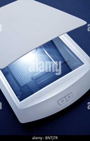 Scanner close up shot, business concept Stock Photo