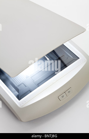 Scanner close up shot, business concept Stock Photo