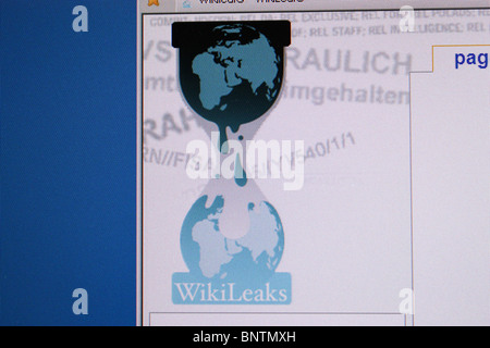 internet leaks online web website wiki wikileaks Stock Photo - Alamy