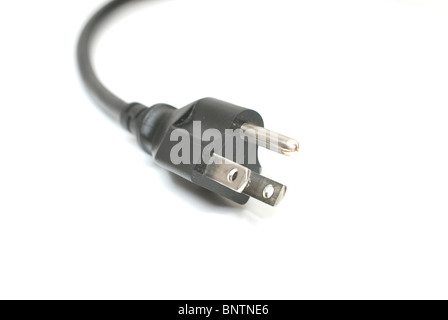 electrical plug isolated on white background Stock Photo - Alamy