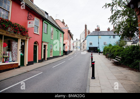 Bridge Street Bungay Suffolk Stock Photo