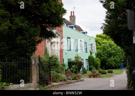 Georgian house in Bridge Street Bungay Suffolk Stock Photo