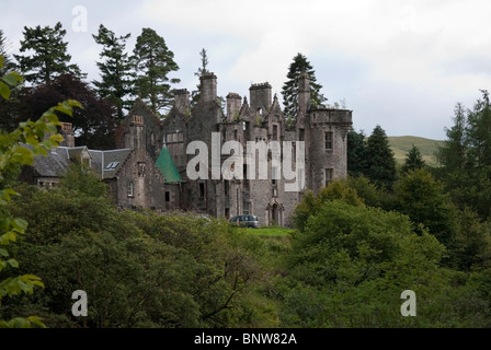 Historic Dunans Castle Glendaruel Argyll Scotland Stock Photo