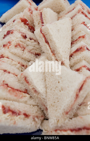 jam sandwiches Stock Photo