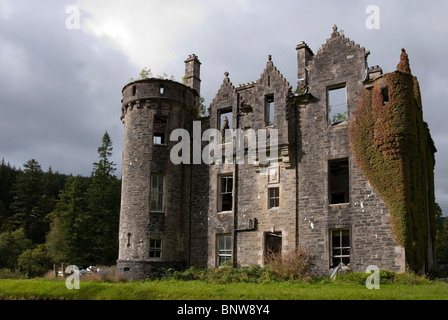 Historic Dunans Castle Glendaruel Argyll Scotland Stock Photo