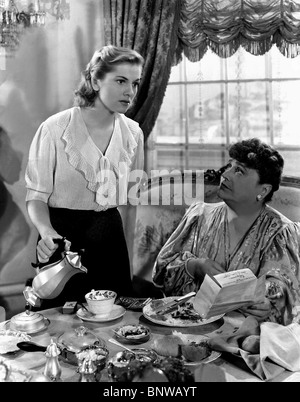 JOAN FONTAINE, FLORENCE BATES, REBECCA, 1940 Stock Photo