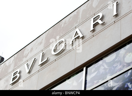 A Bvlgari retail store. Stock Photo