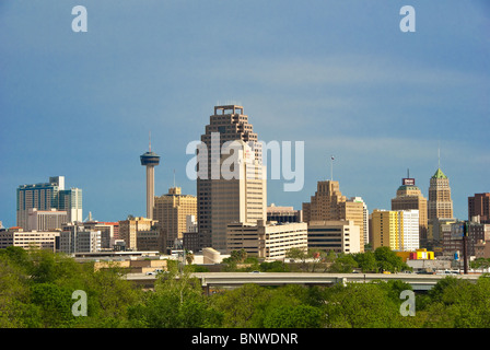Skyline of San Antonio, Texas, USA Stock Photo