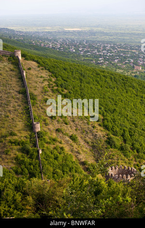 City walls in Sighnaghi, Georgia Stock Photo