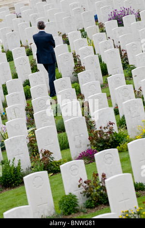 A visit to Ypres commemorates students from Tonbridge school who fell during the First World war Stock Photo